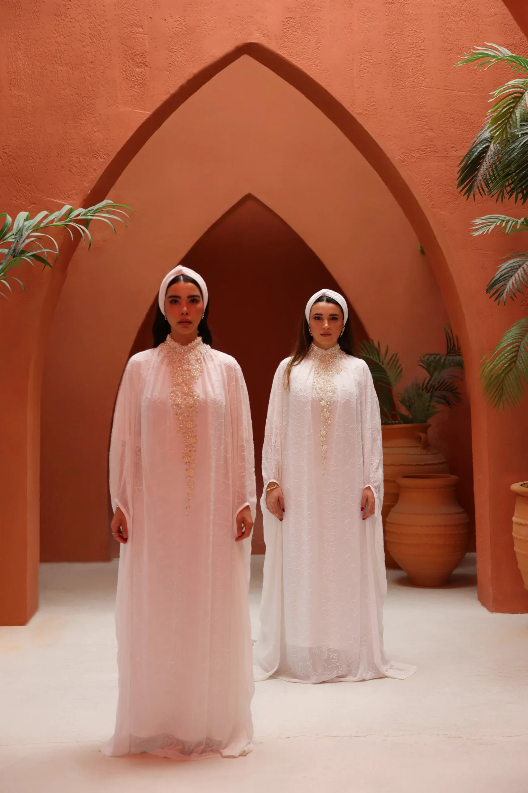 Lulu embellished modest dress full view by Kandé